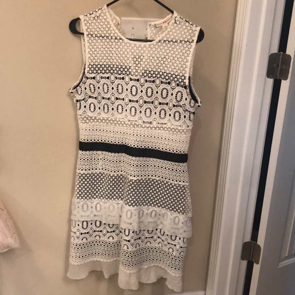 Black and white dress